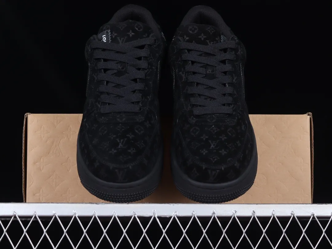 Louis Vuitton x Nike Air Force 1 Low 'Triple Black' Review | YtaYta