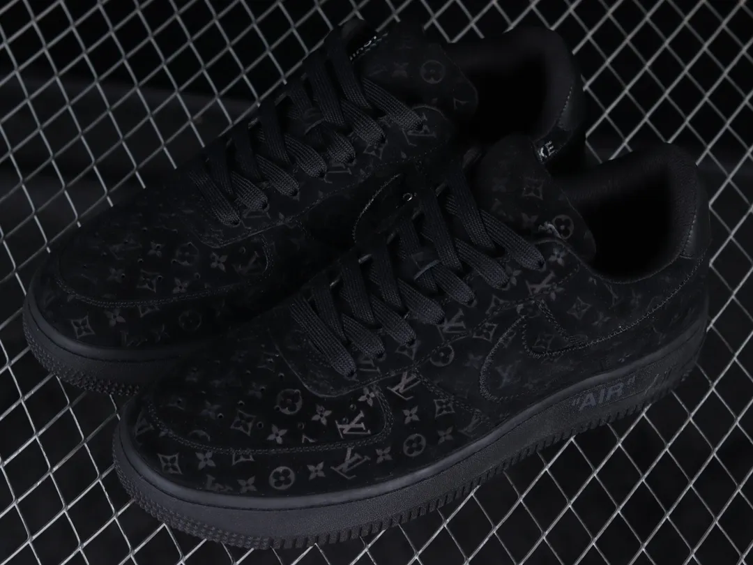 Louis Vuitton x Nike Air Force 1 Low 'Triple Black' Review | YtaYta