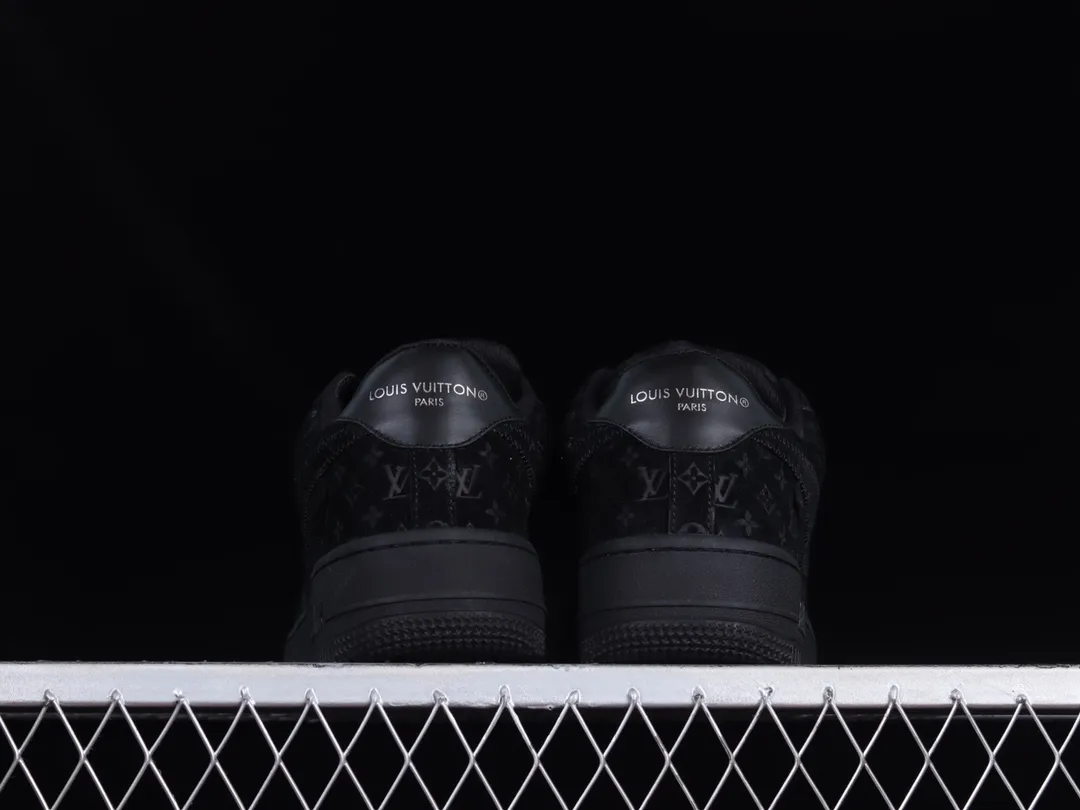 Louis Vuitton x Nike Air Force 1 Low 'Triple Black' Review | YtaYta