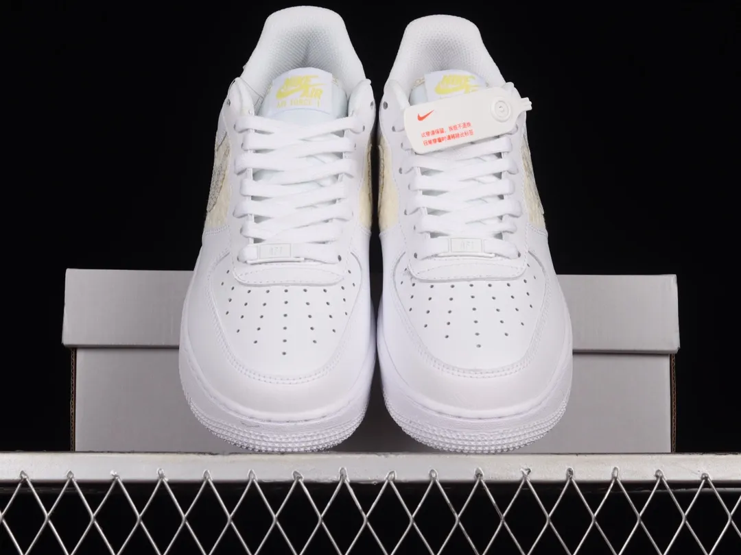 Woven Floral Panels on Nike Air Force 1 SE: White Sail Review | YtaYta