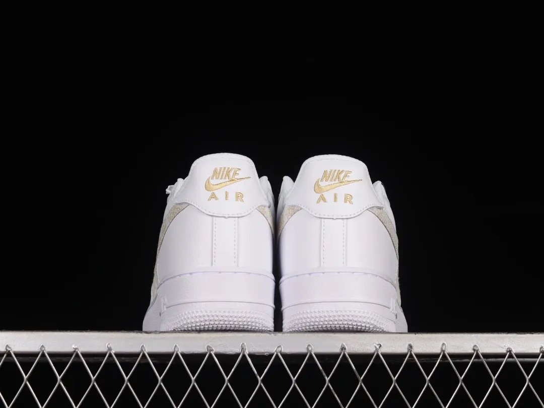 Woven Floral Panels on Nike Air Force 1 SE: White Sail Review | YtaYta