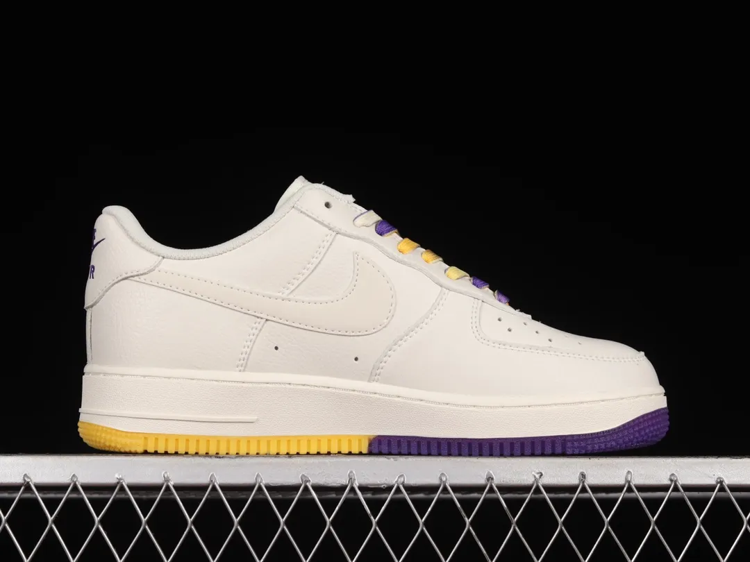 Nike Air Force 1 Low Lakers Edition: Style and Performance in Purple, Yellow, and White | YtaYta