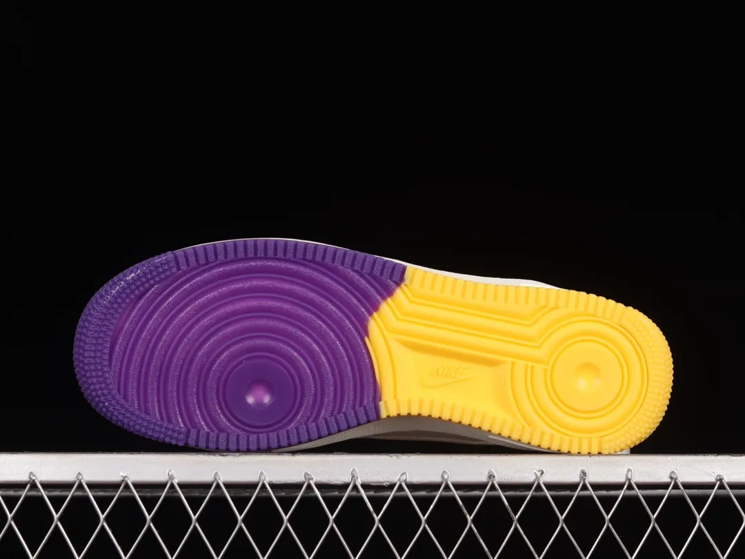 Nike Air Force 1 Low Lakers Edition: Style and Performance in Purple, Yellow, and White | YtaYta