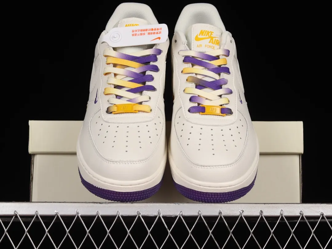 Nike Air Force 1 Low Lakers Edition: Style and Performance in Purple, Yellow, and White | YtaYta