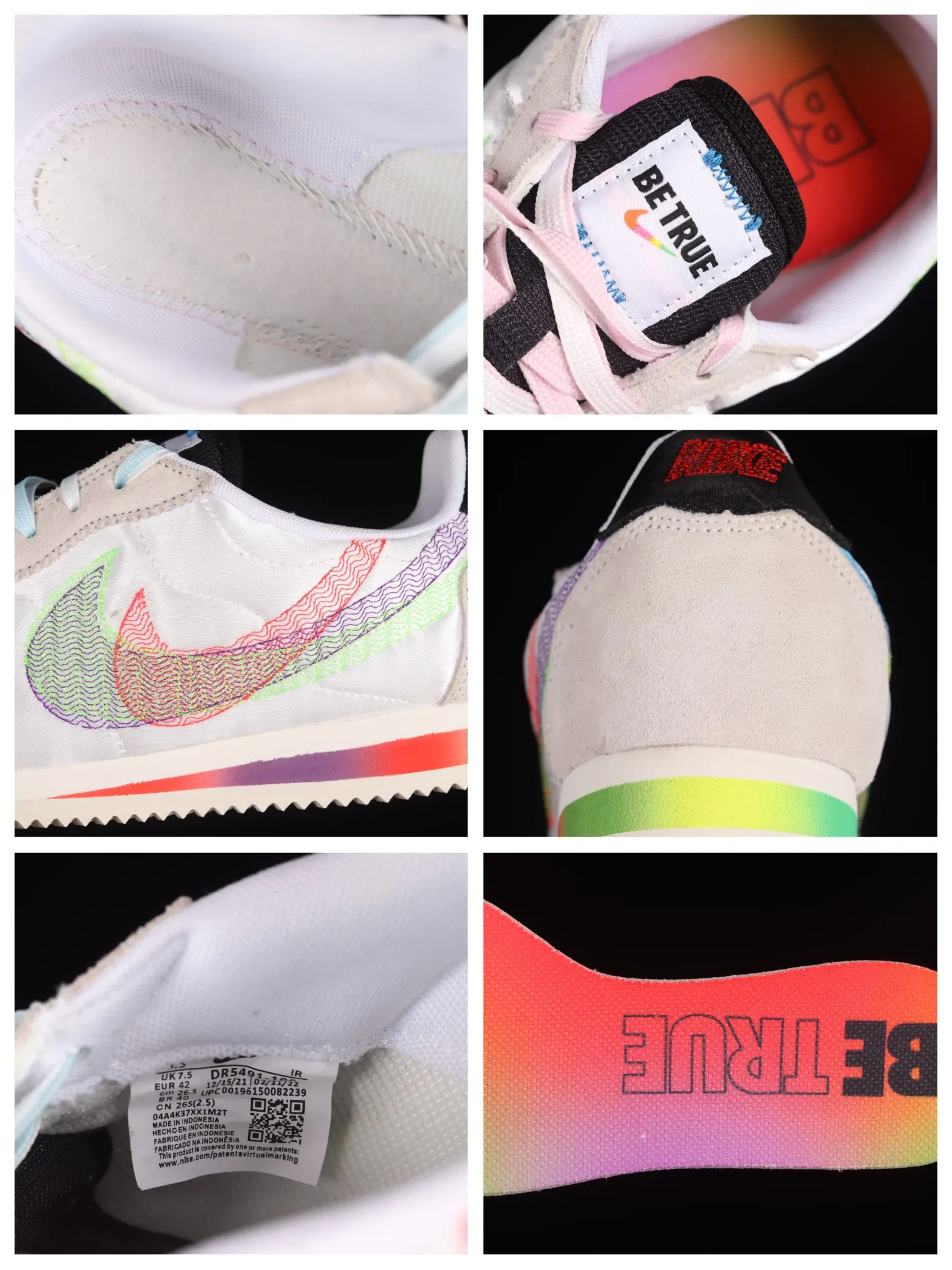 Nike Cortez BeTrue 2022 - White Rainbow Pride Sneaker Review | YtaYta