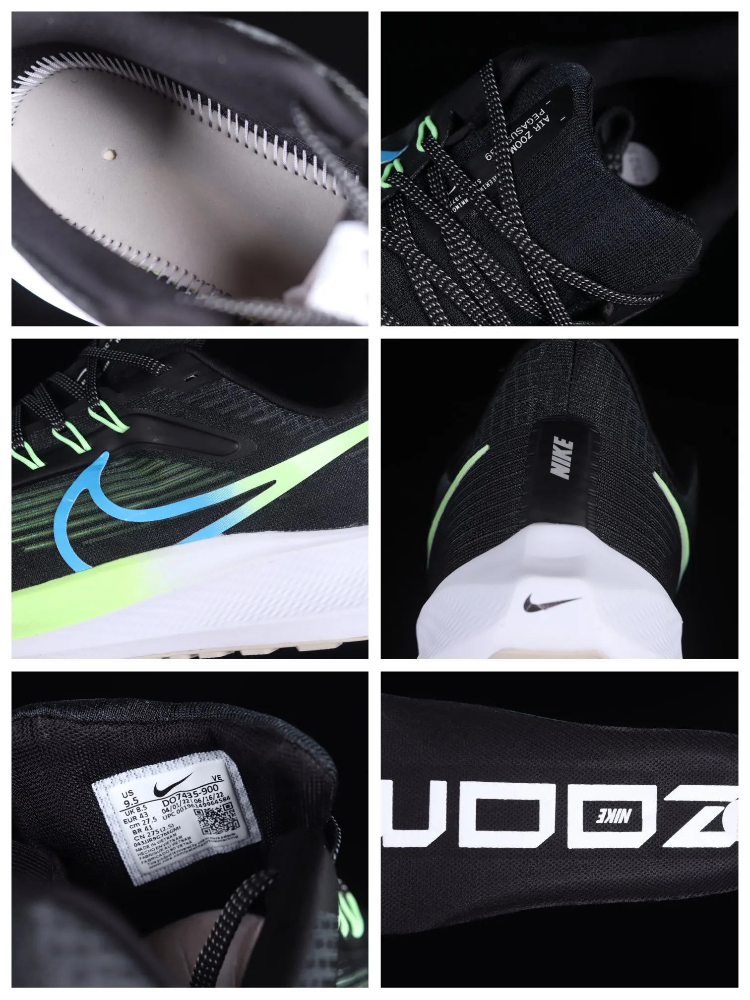 Nike Air Zoom Pegasus 39 Black Chlorine Blue: The Ultimate Running Companion | YtaYta