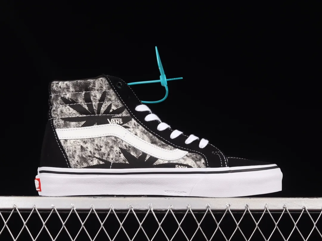 Vans Sk8-Hi Reissue Grosso '88 Black Palms Sneakers Review | YtaYta