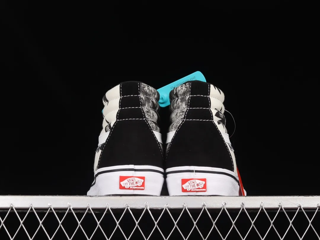 Vans Sk8-Hi Reissue Grosso '88 Black Palms Sneakers Review | YtaYta