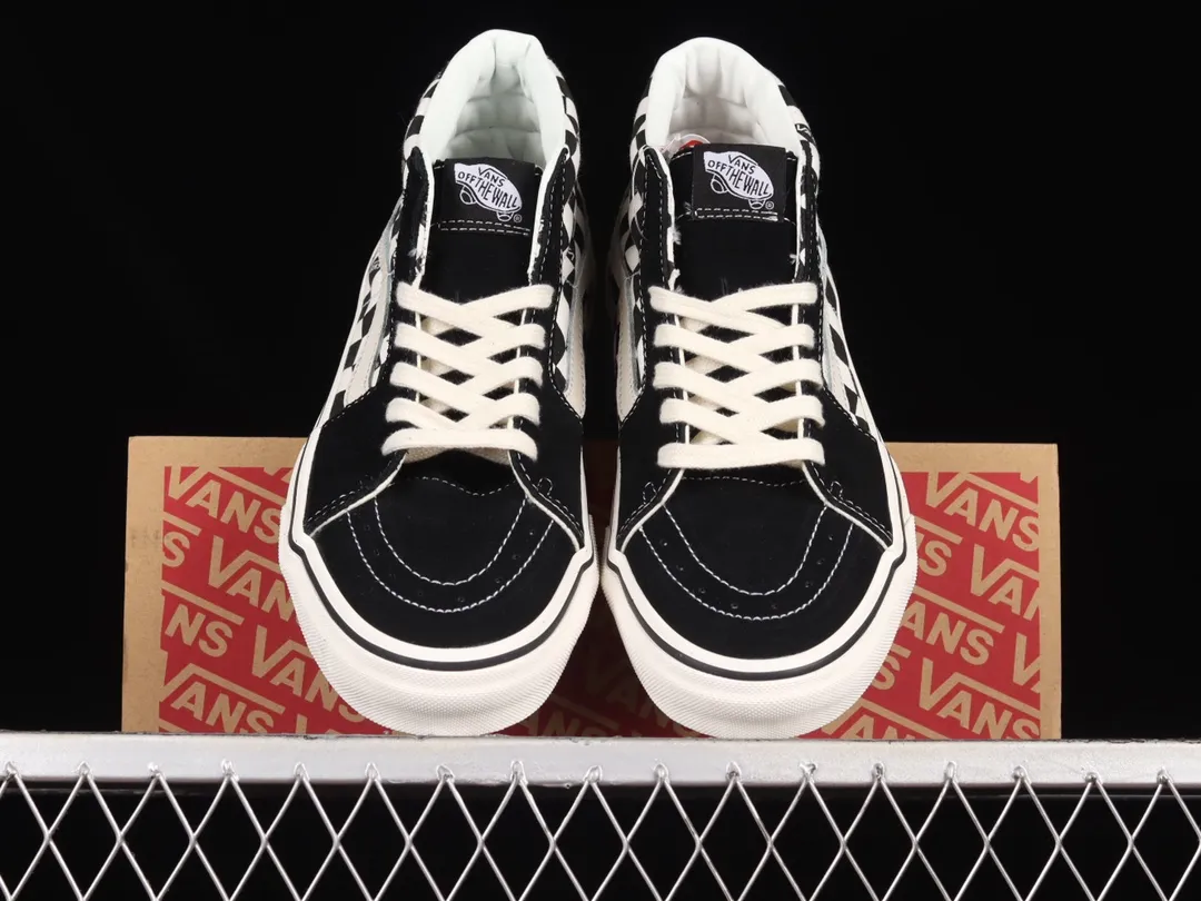 Vans Sk8 Mid Reissue Canvas Checkerboard Review | YtaYta