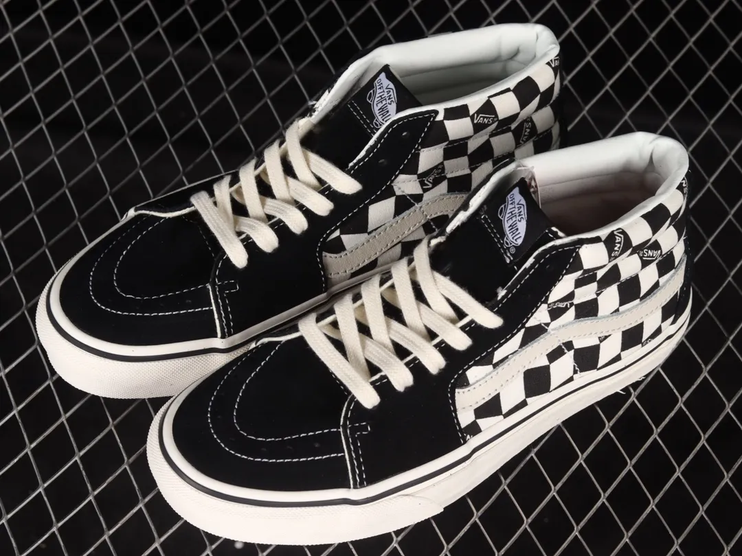 Vans Sk8 Mid Reissue Canvas Checkerboard Review | YtaYta