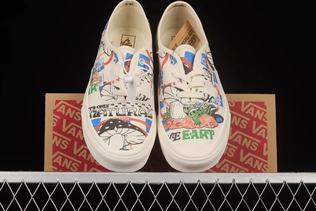 Vans Authentic Low Tops Multi-Color Skate Shoes: A Fun and Eco-Friendly Choice | YtaYta