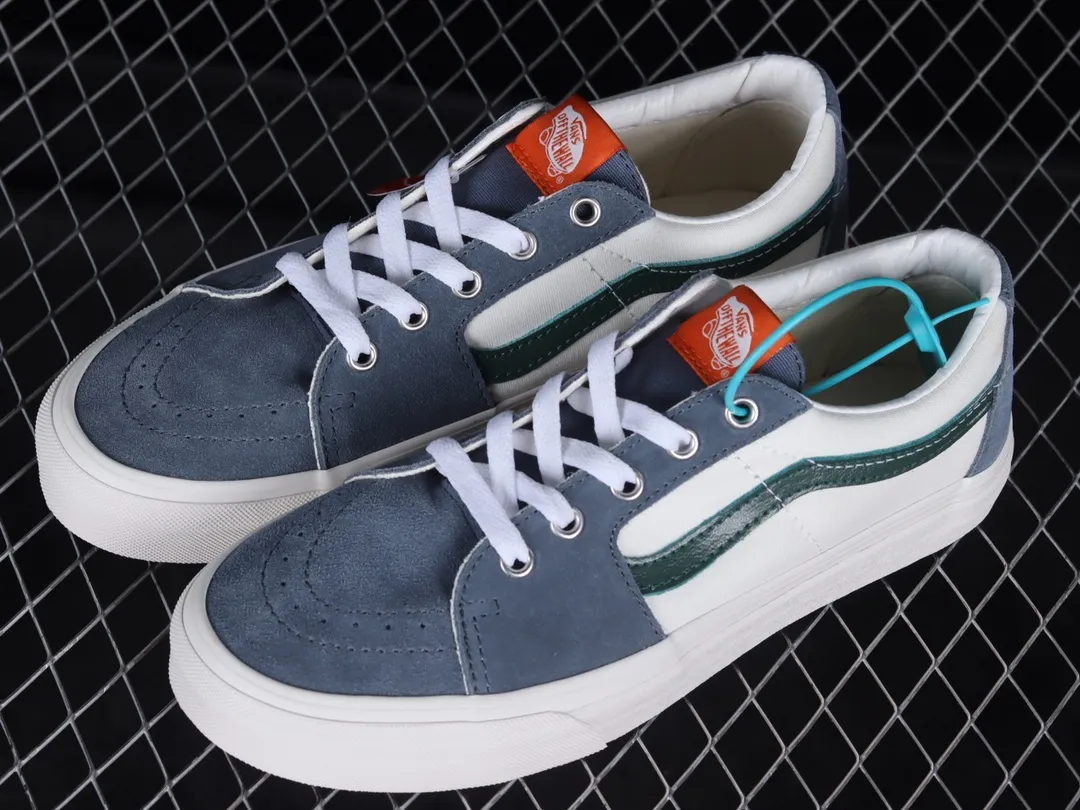 Vans Sk8-Low Varsity Canvas Blue/Green Review: Real vs. Replica | YtaYta