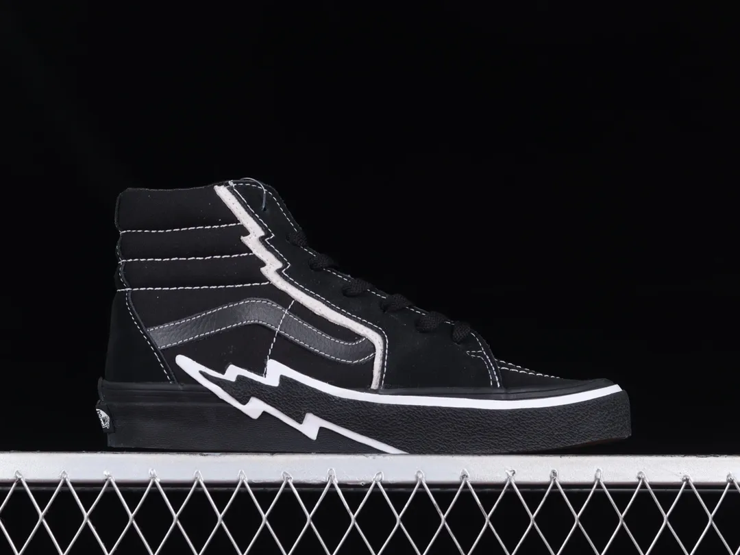 Vans Sk8-Hi Bolt Black Sneakers: The Ultimate Unisex Streetwear Staple | YtaYta