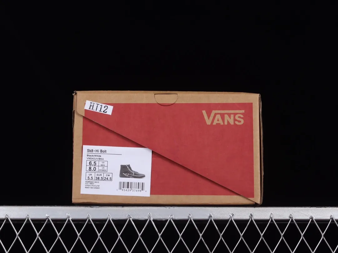 Vans Sk8-Hi Bolt Black Sneakers: The Ultimate Unisex Streetwear Staple | YtaYta