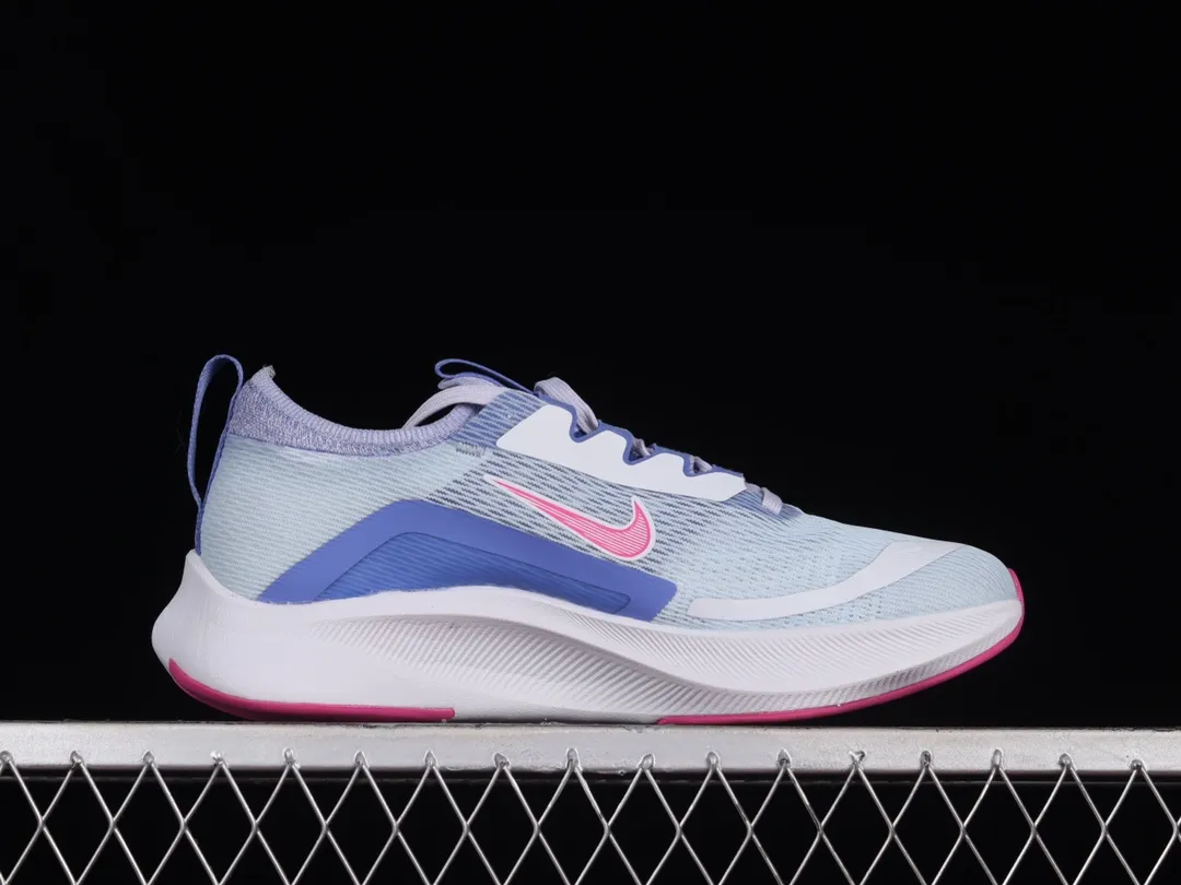 Nike Zoom Fly 4 Women's Running Shoes: Fire Pink Sapphire vs. Football Grey | YtaYta