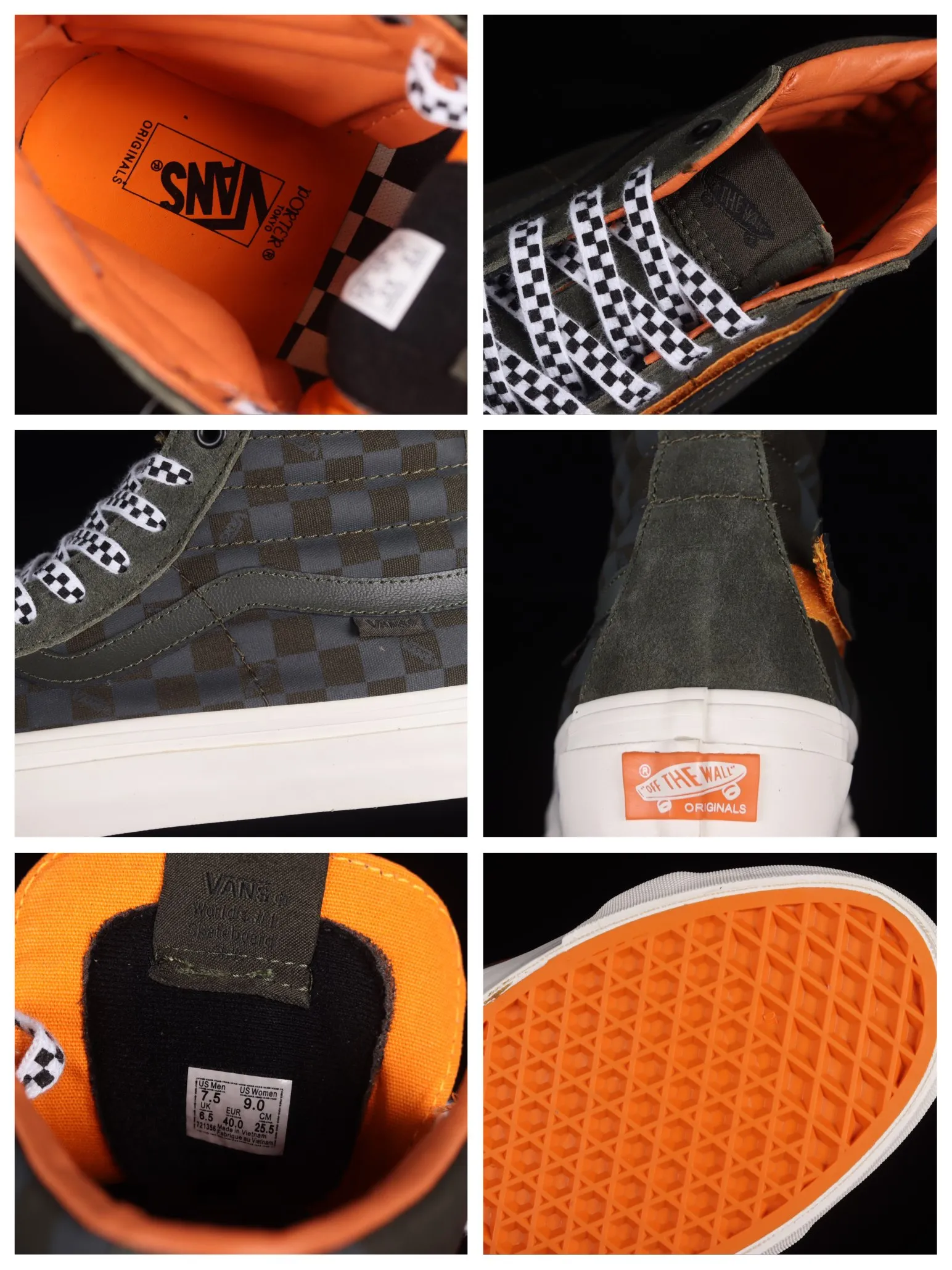 Vans Vault x Porter-Yoshida OG Sk8-Hi LX 'Forest Checkerboard' Review | YtaYta