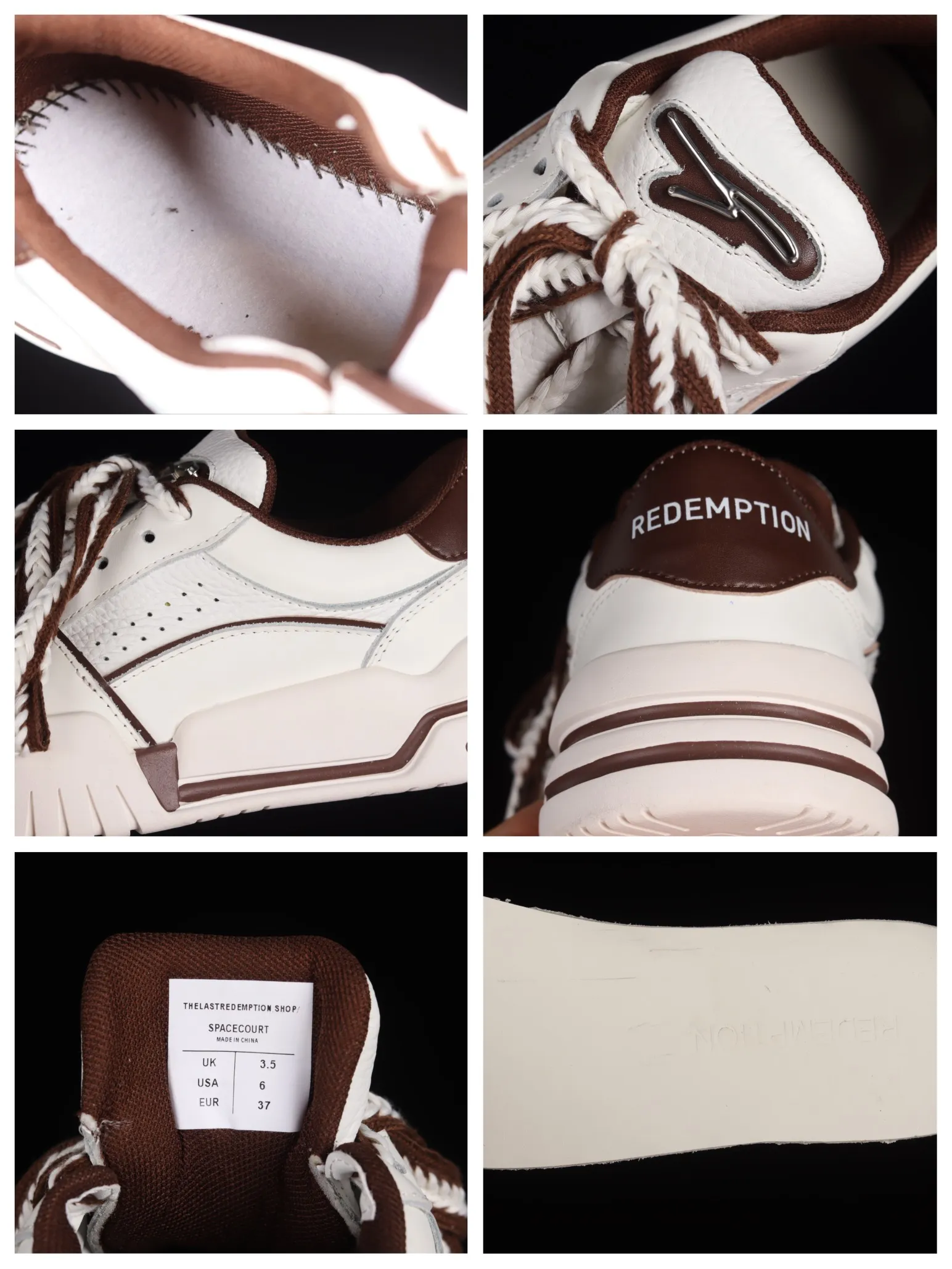 The Last Redemption Spacecourt Sneaker Brown 37: Designer Elegance Redefined | YtaYta