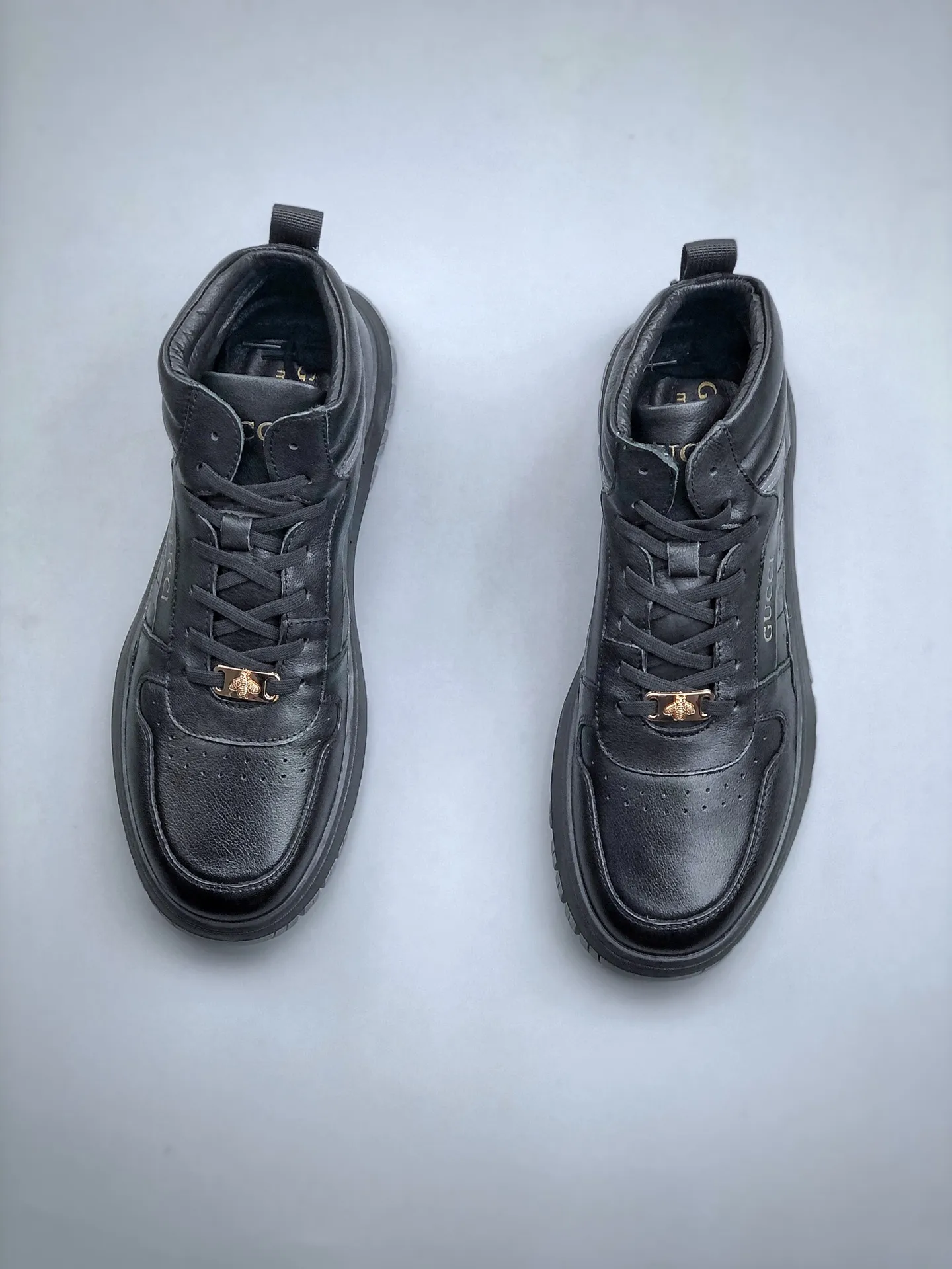 Gucci Jones Leather Sneakers - Black - Size 14 Review | YtaYta