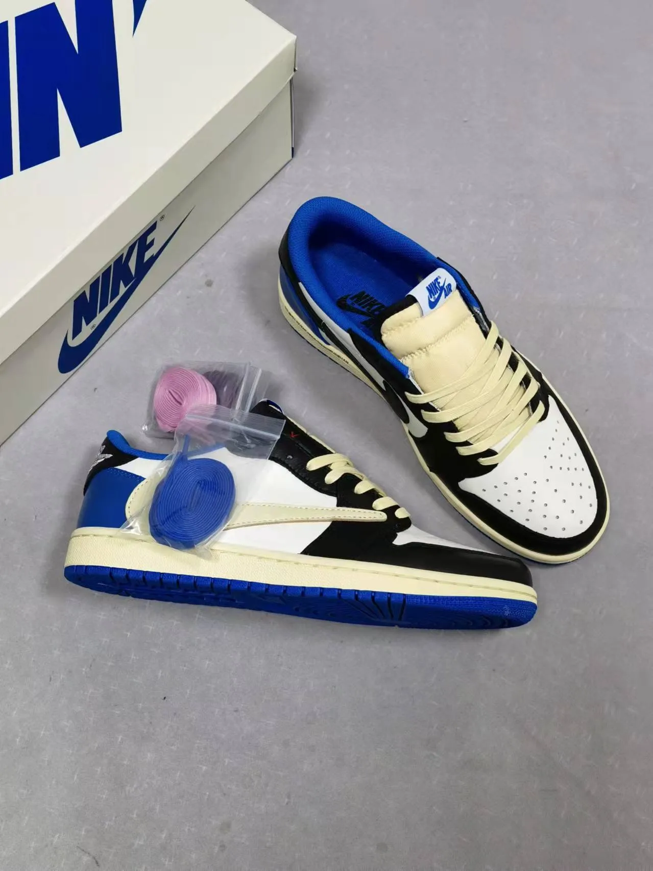 The Ultimate Guide to Travis Scott x Fragment x Air Jordan 1 Low OG “Military Blue” Replicas | YtaYta