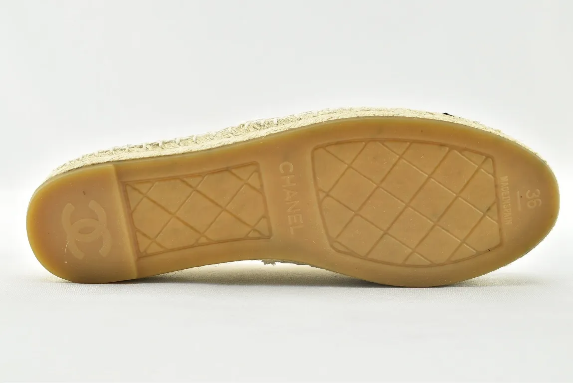 Chanel Beige & Black Linen Espadrilles: Authenticity and Style | YtaYta