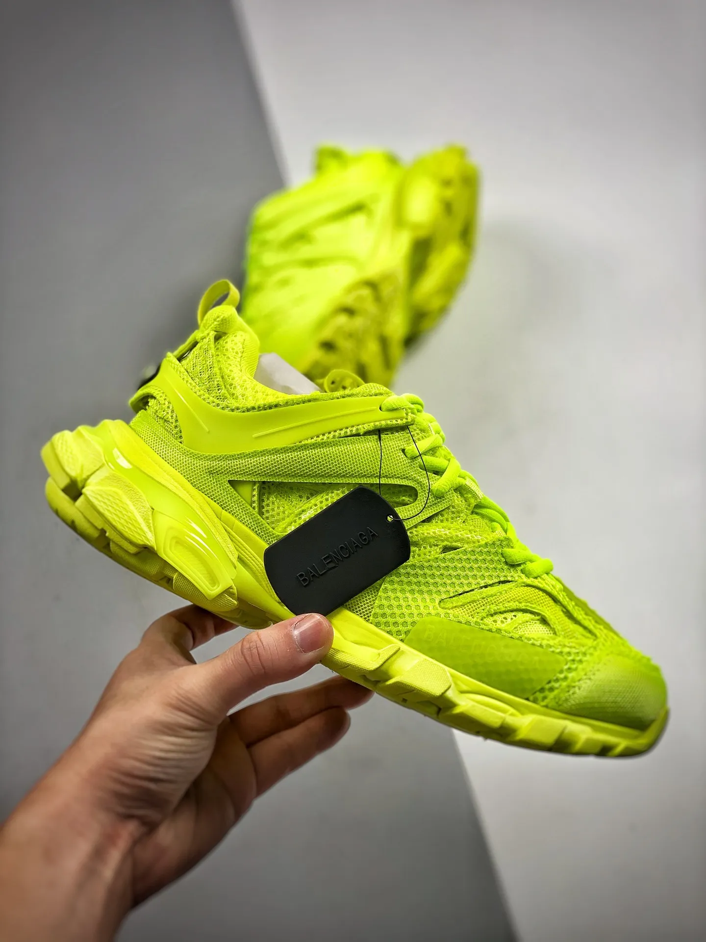 Balenciaga Track Sneakers – Neon Yellow/White (Replica) | YtaYta