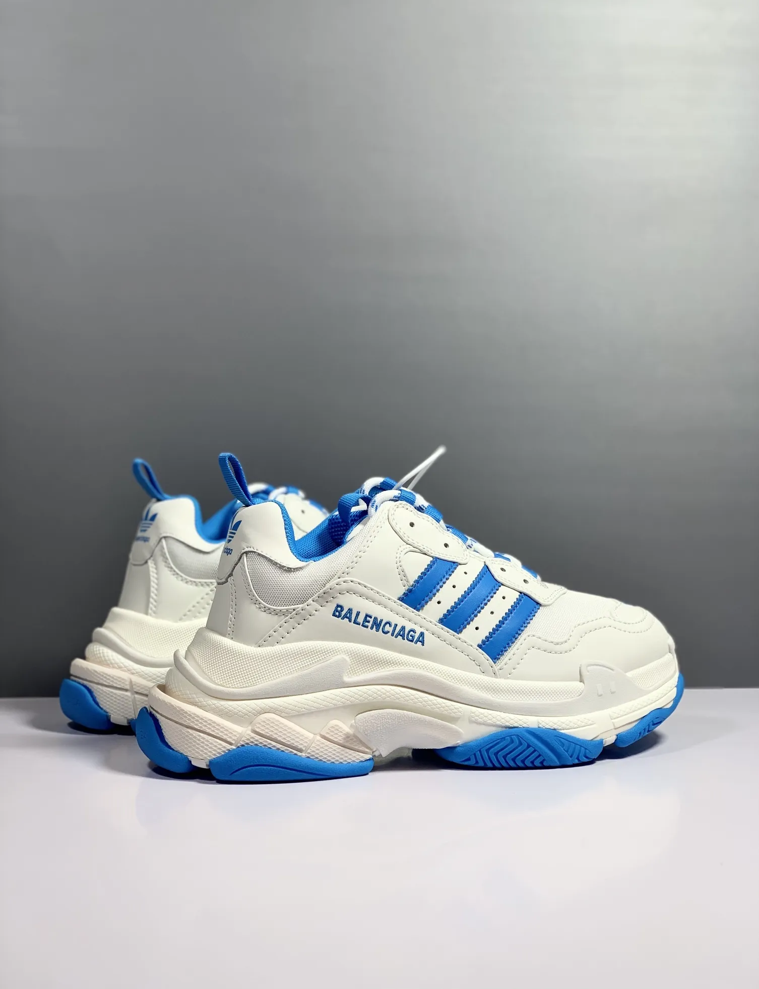 Balenciaga x Adidas Wmns Triple S Sneaker 'White Blue' | Women's Size 36 | YtaYta