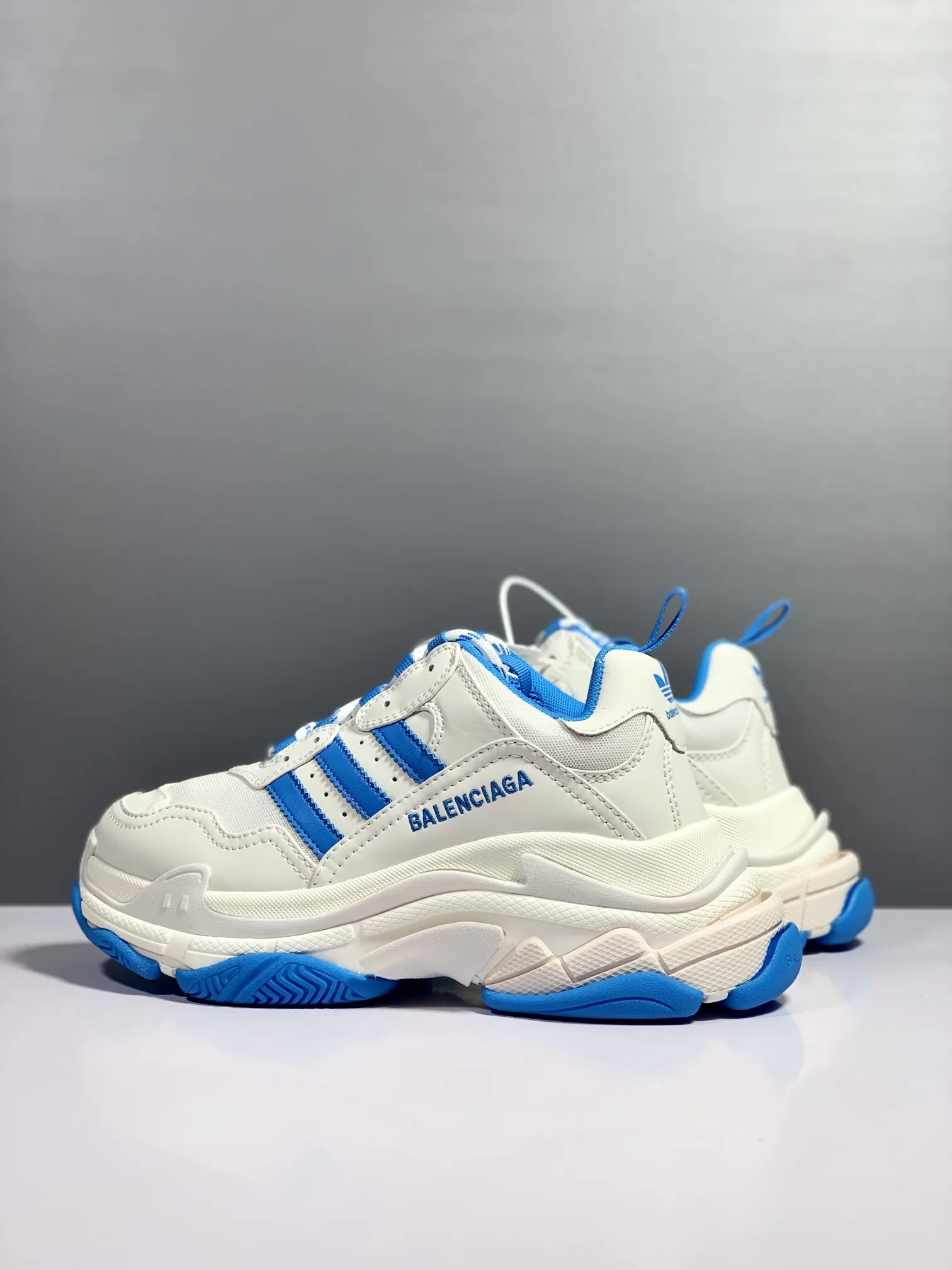 Balenciaga x Adidas Wmns Triple S Sneaker 'White Blue' | Women's Size 36 | YtaYta