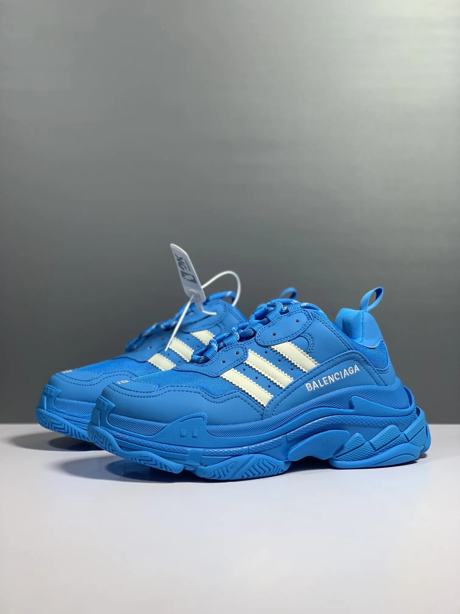 Balenciaga x adidas Triple S Blue White (Women's) - A Comprehensive Review | YtaYta