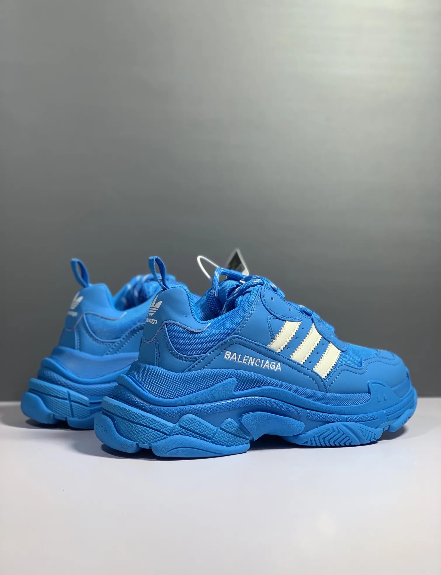 Balenciaga x adidas Triple S Blue White (Women's) - A Comprehensive Review | YtaYta