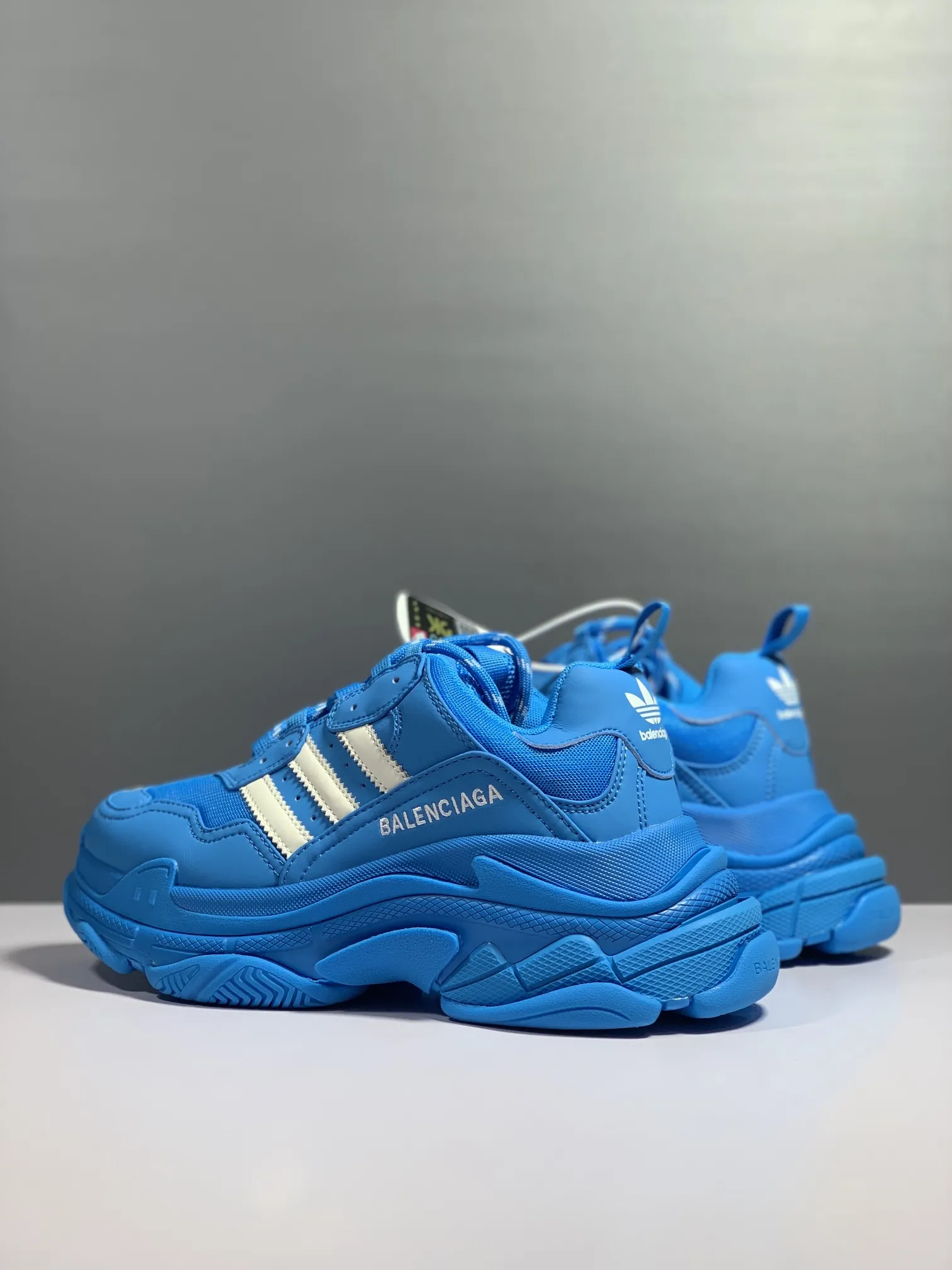 Balenciaga x adidas Triple S Blue White (Women's) - A Comprehensive Review | YtaYta