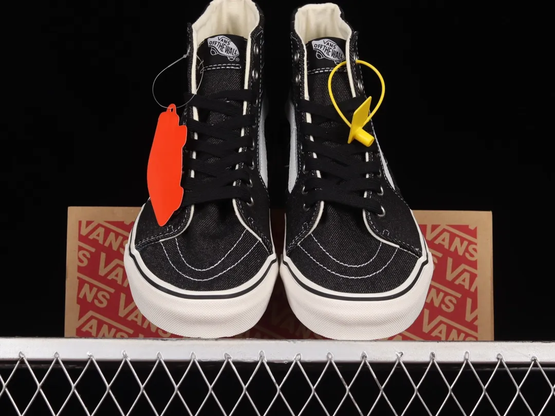 Vans SK8-Hi Tapered Denim Embroidery Black-White Review: Style and Performance | YtaYta