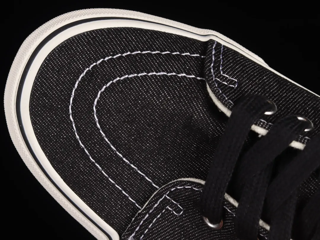 Vans SK8-Hi Tapered Denim Embroidery Black-White Review: Style and Performance | YtaYta