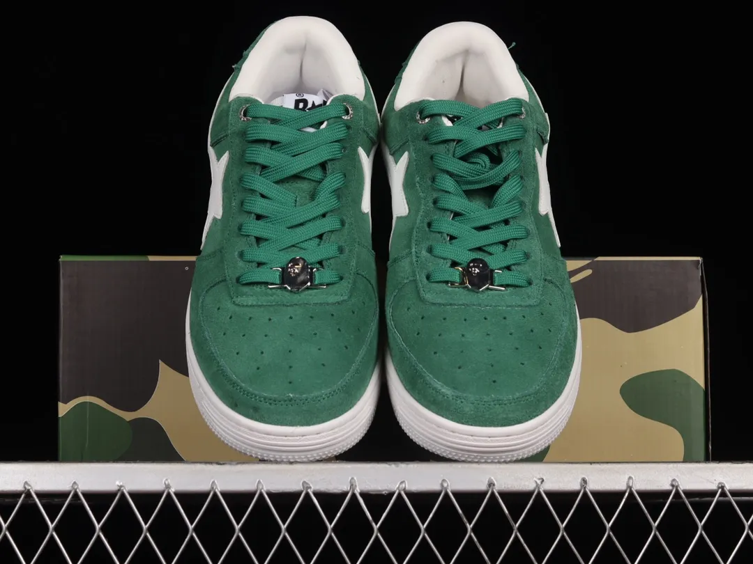 BAPE Bapesta Sneakers - The Iconic Green Suede Collection | YtaYta