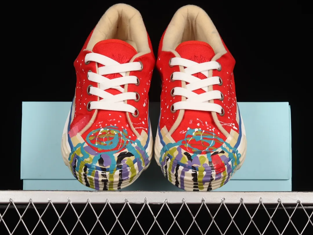 Lanvin x Gallery Dept. Red Paint Splatter Sneakers Review | YtaYta