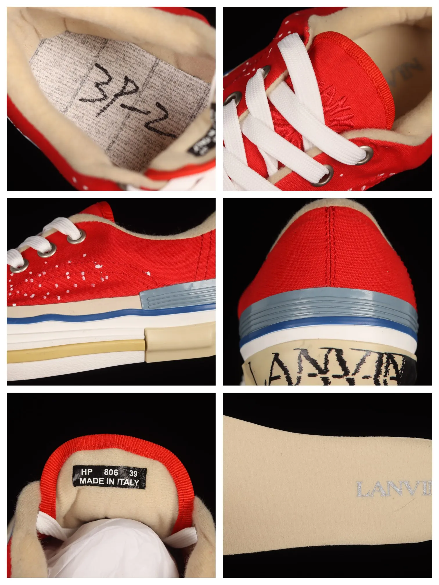 Lanvin x Gallery Dept. Red Paint Splatter Sneakers Review | YtaYta