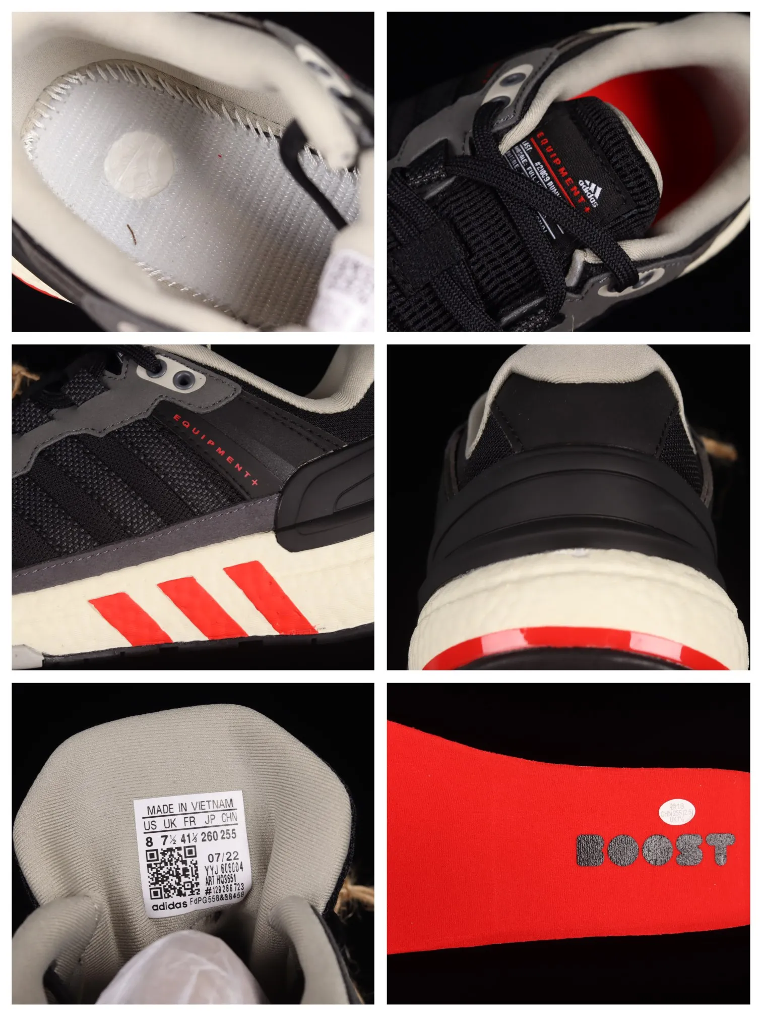 Adidas EQT Plus (Black/White) Replica Shoes Review | YtaYta