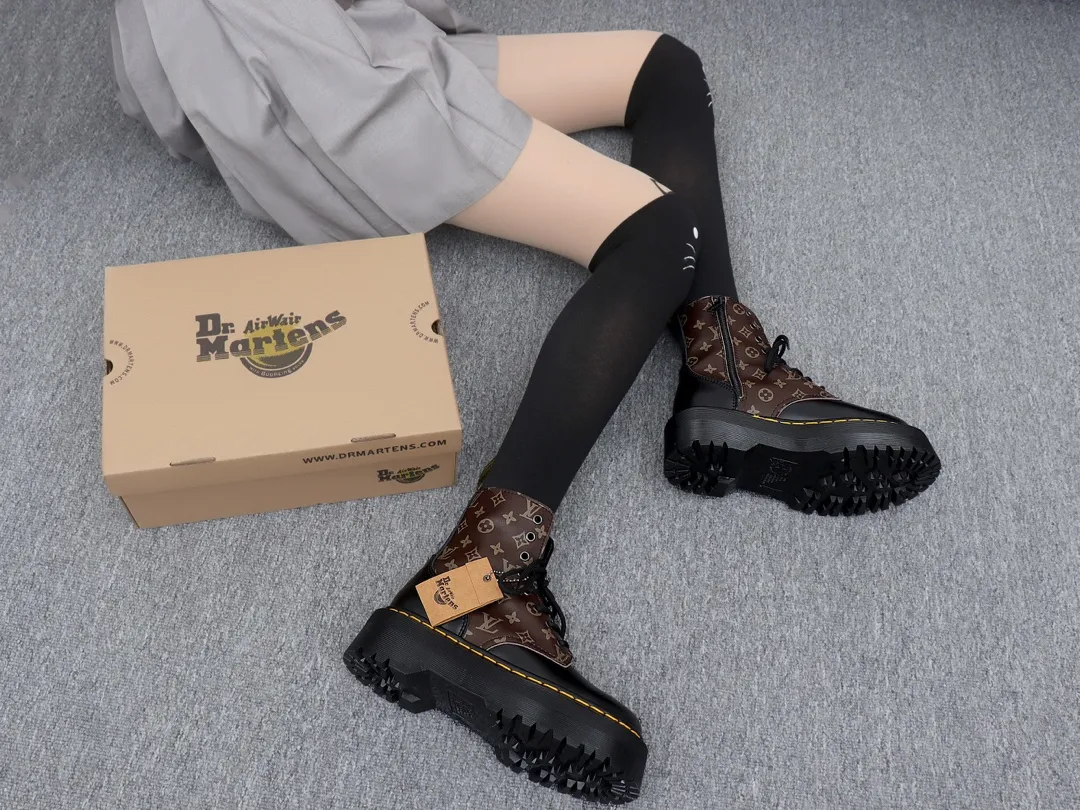 Custom Louis Vuitton x Dr. Martens Boots: A Luxe Fusion of Style and Comfort | YtaYta