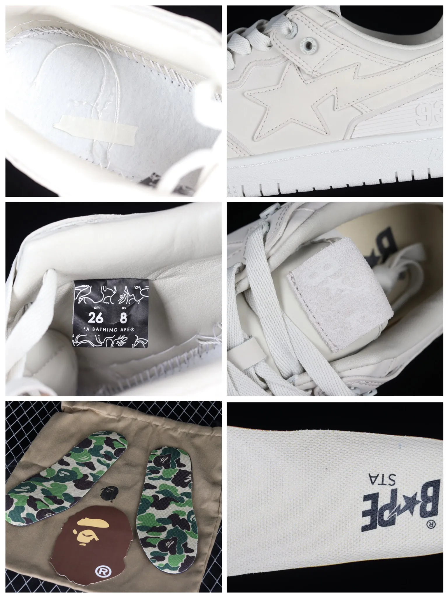 Exploring the World of BAPE SK8 Sta Sneakers: The Triple White Collection | YtaYta