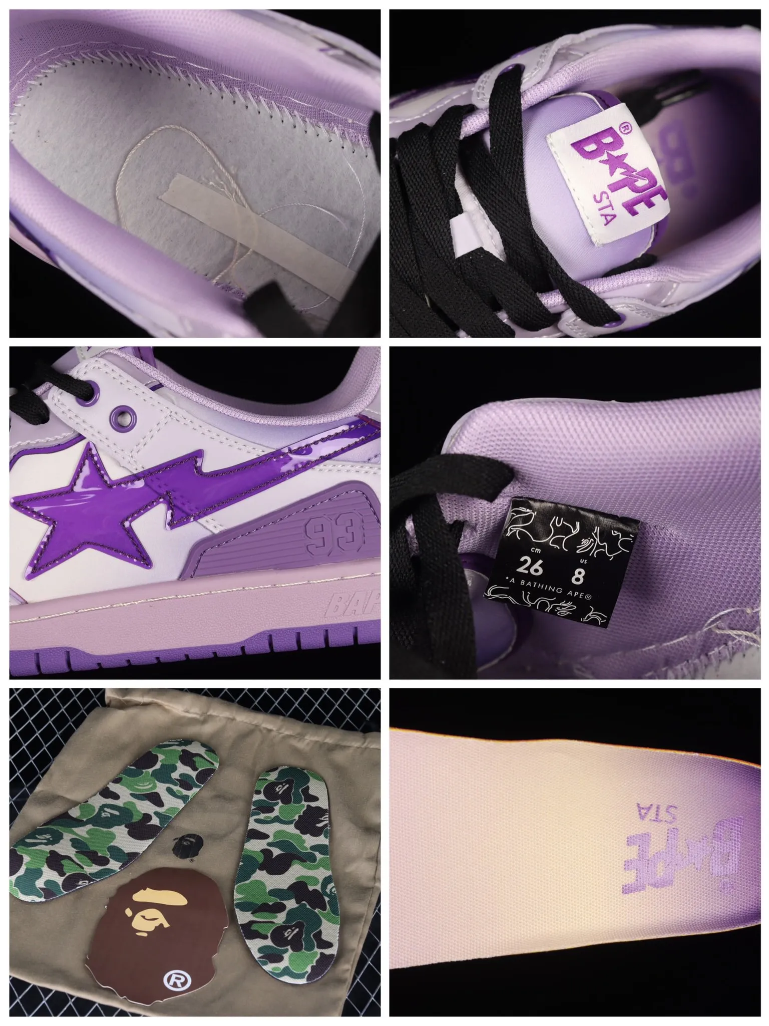 BAPE SK8 Sta Purple Sneakers - Original or Replica? | YtaYta