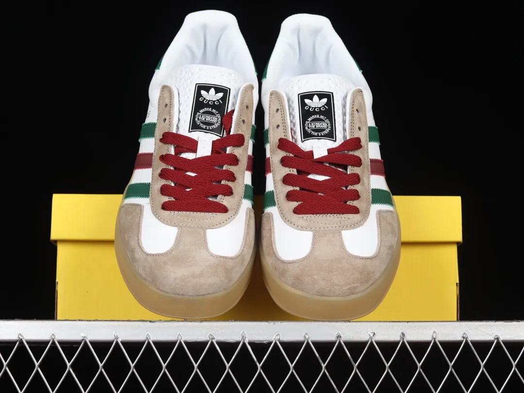 Gucci X Adidas Gazelle 'White Green Red' Review | YtaYta