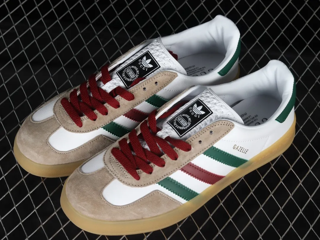 Gucci X Adidas Gazelle 'White Green Red' Review | YtaYta