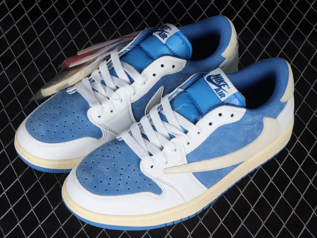 Travis Scott x Fragment x Nike Air Jordan 1 Low “UNC Blue” Review: Sneakerheads’ Dream | YtaYta