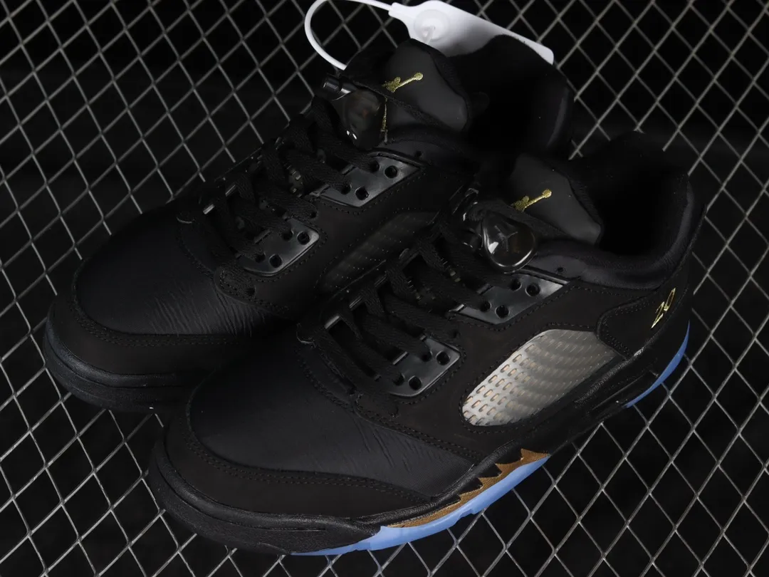 Air Jordan 5 Retro Low Wings 'Class of 2020-21' - Black & Gold Review | YtaYta