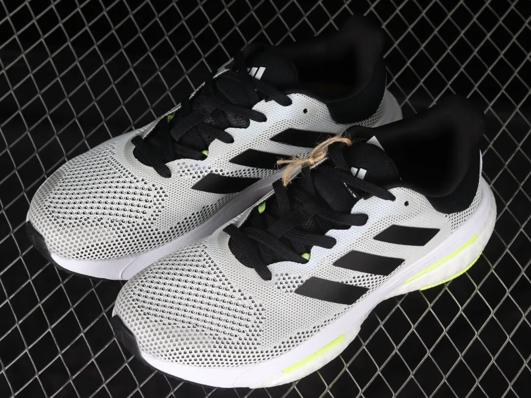 Adidas SolarGlide 5 White Pulse Lime - Authenticity Guaranteed | YtaYta