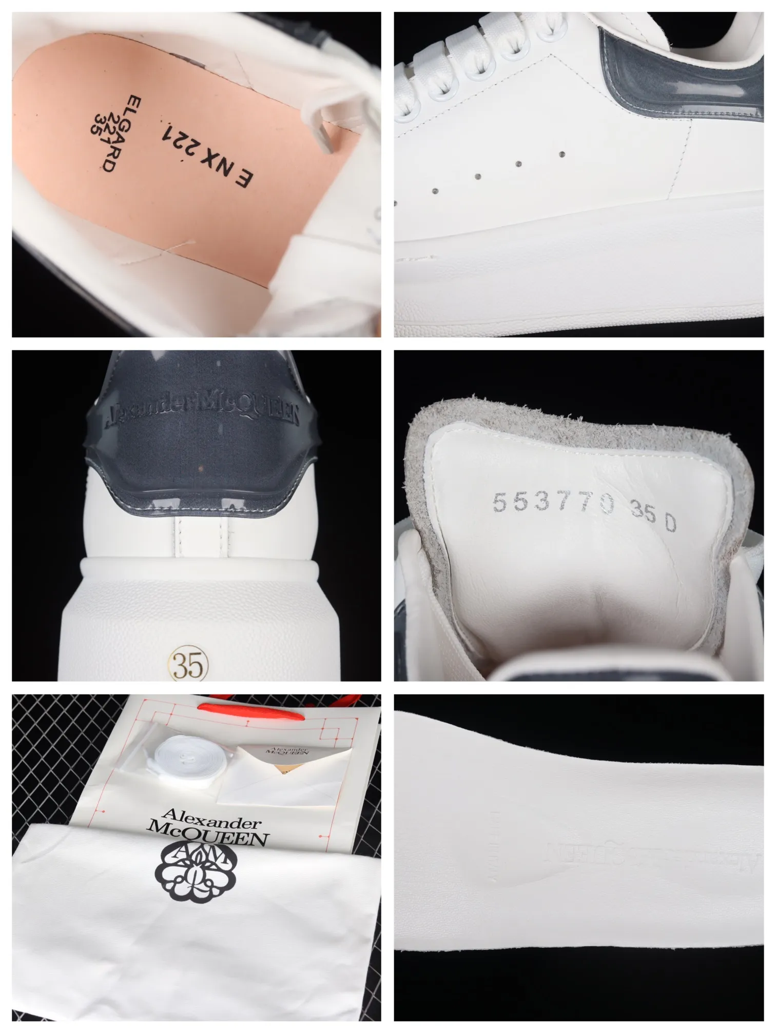 Alexander McQueen Oversized Sneakers - White/Black Review | YtaYta