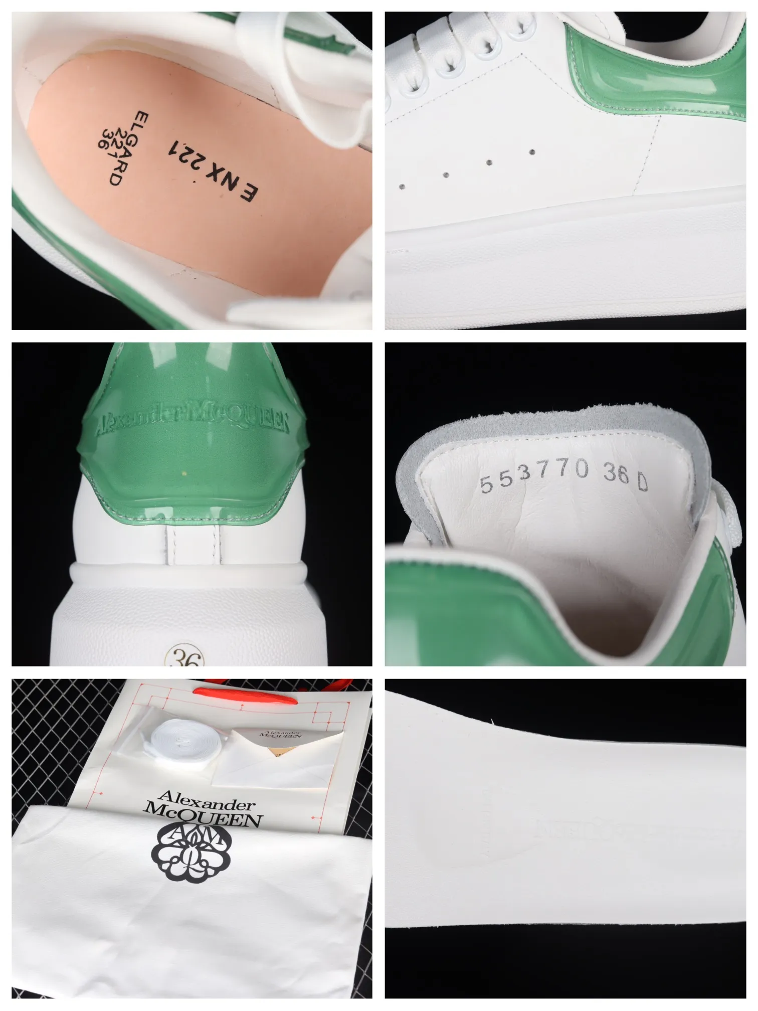 Alexander McQueen Oversized Sneakers - White and Green Review | YtaYta