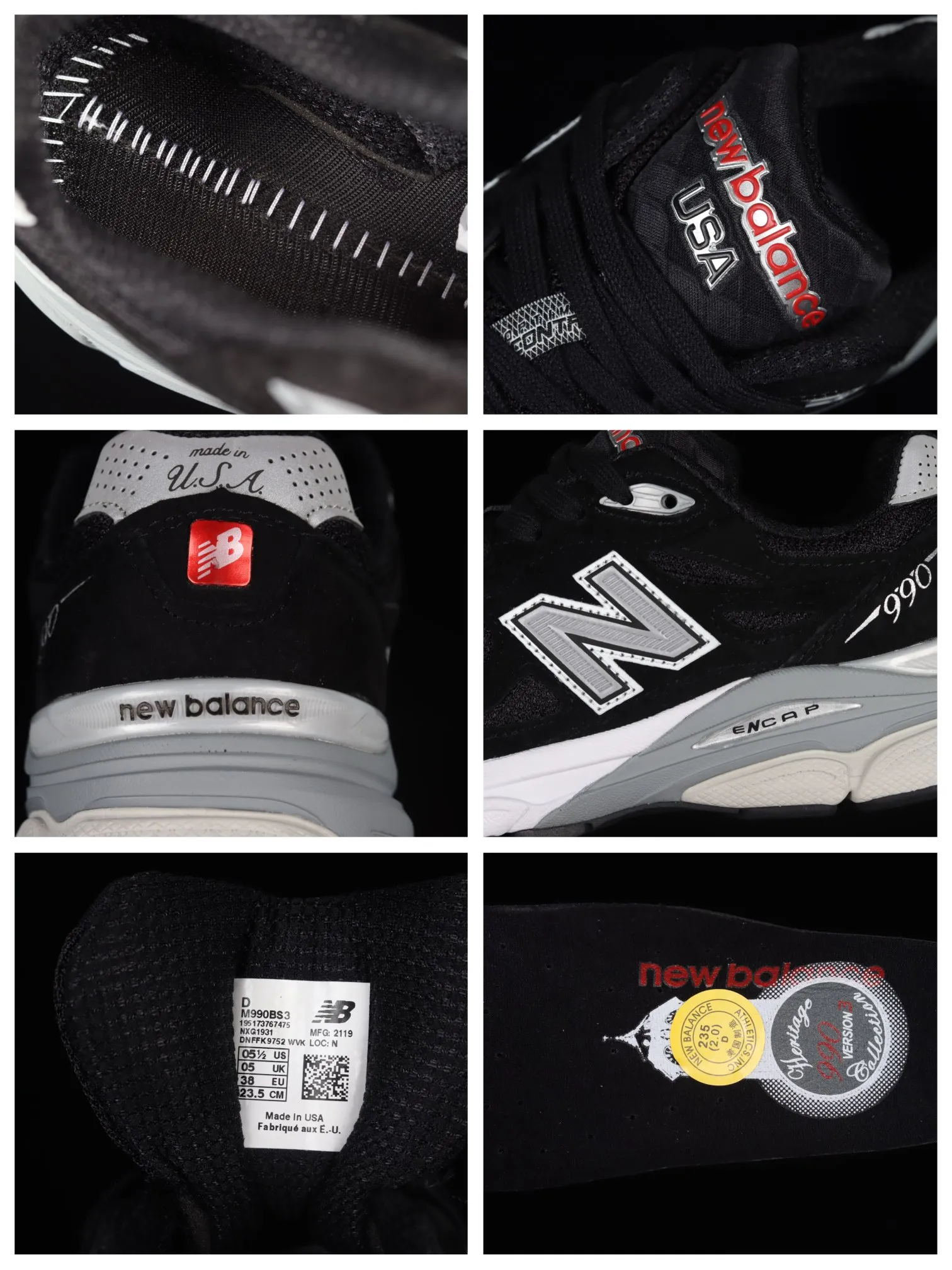 New Balance 990v3 MiUSA Black White: The Classic American Sneaker Redefined | YtaYta