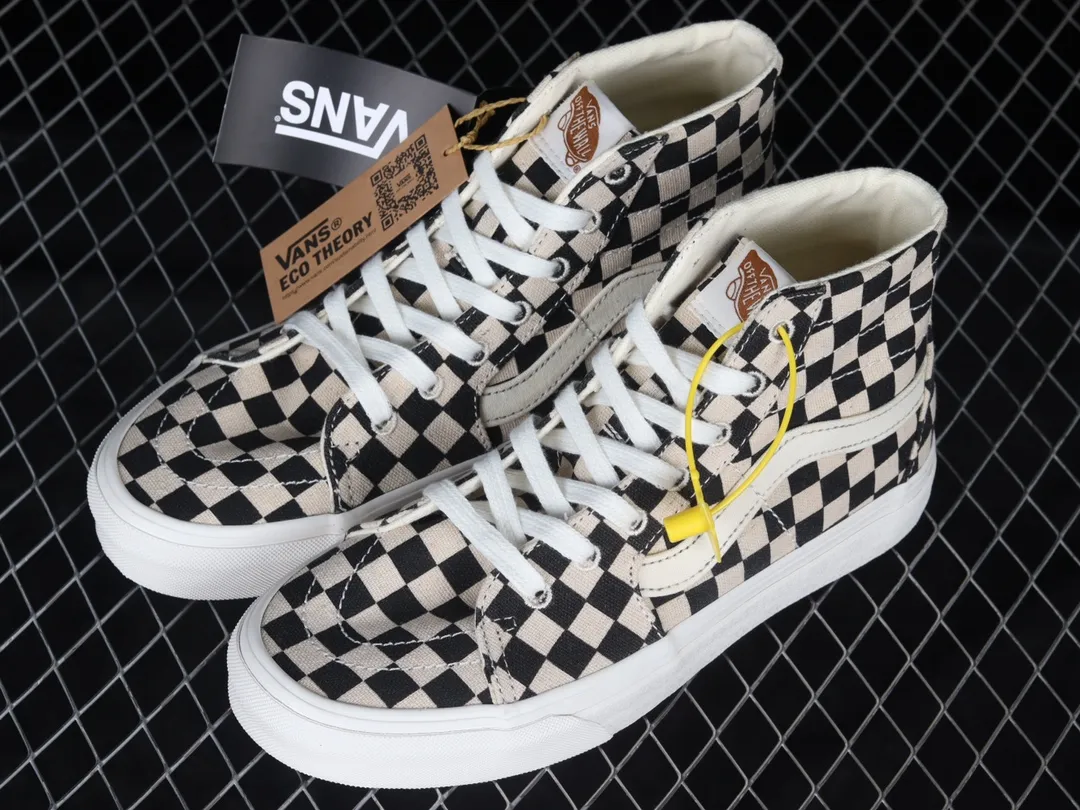 Vans Sk8-Hi Tapered Checkerboard Shoes: Classic Style and Modern Comfort | YtaYta